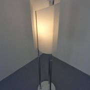 Arianna Floor Lamp in Marble and Handblown Glass by Bruno Gecchelin for Oluce, Italy, 1970s