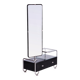 Bauhaus Dressing Mirror in Chrome and Lacquered Wood by Vichr a Spol., Czech, 1930s