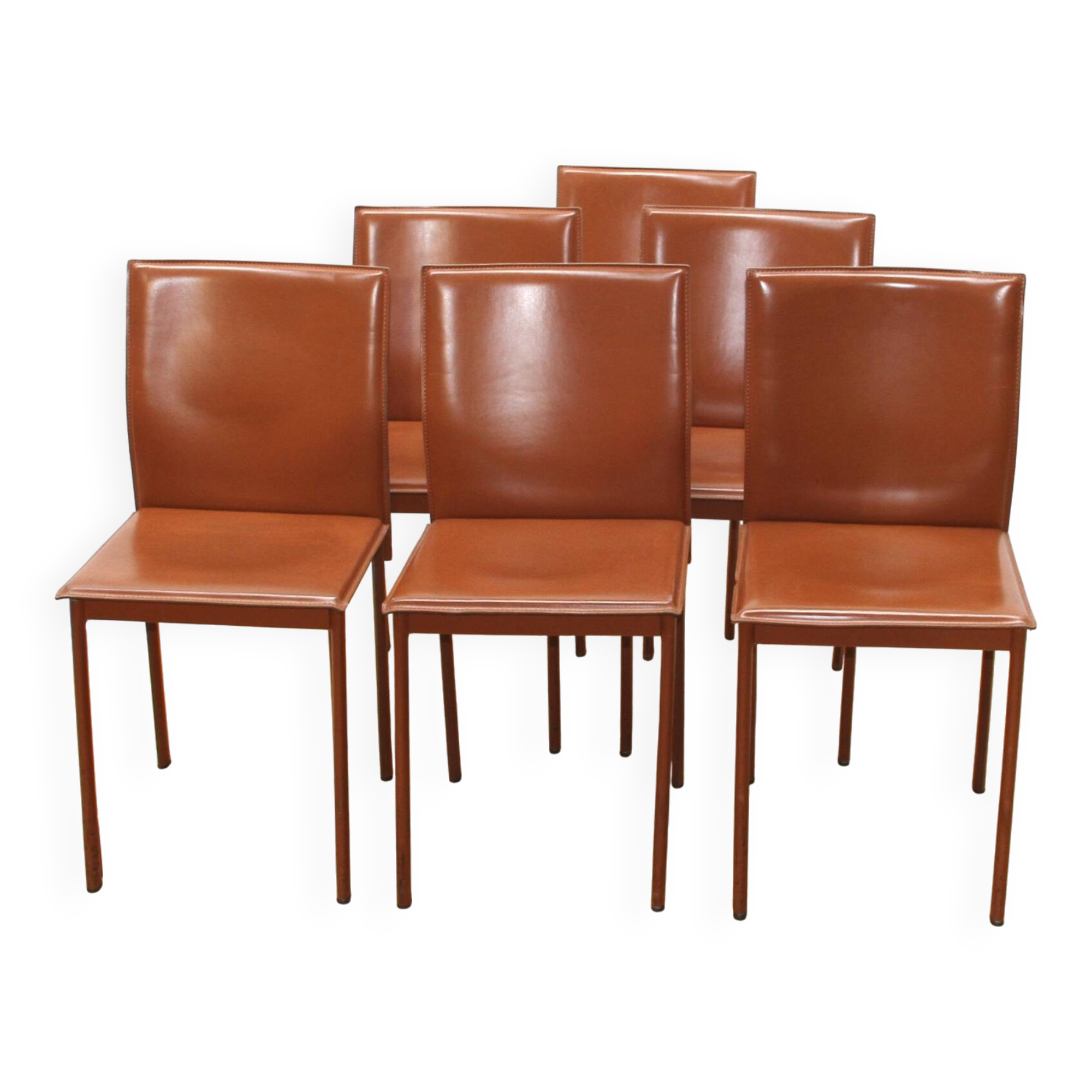 Set of 6 designer dining room chairs