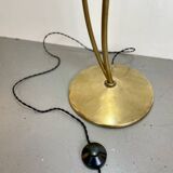 Mid-Century Brass Floor Lamp, 1950s