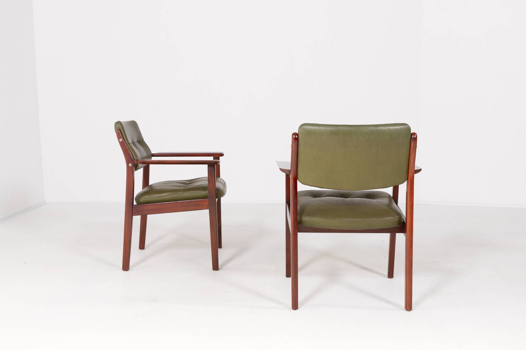 Scandinavian Modern pair of armchairs from Facit Atvidaberg, Sweden 1960’s