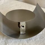 Vintage 1970s space age chrome wall lamp