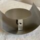 Vintage 1970s space age chrome wall lamp