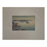 Lithographie par Henri Rivière Entrée du port à Ploumanac'h