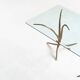 Unique sculptural dining table in bronze and glass, Belgium 1970.