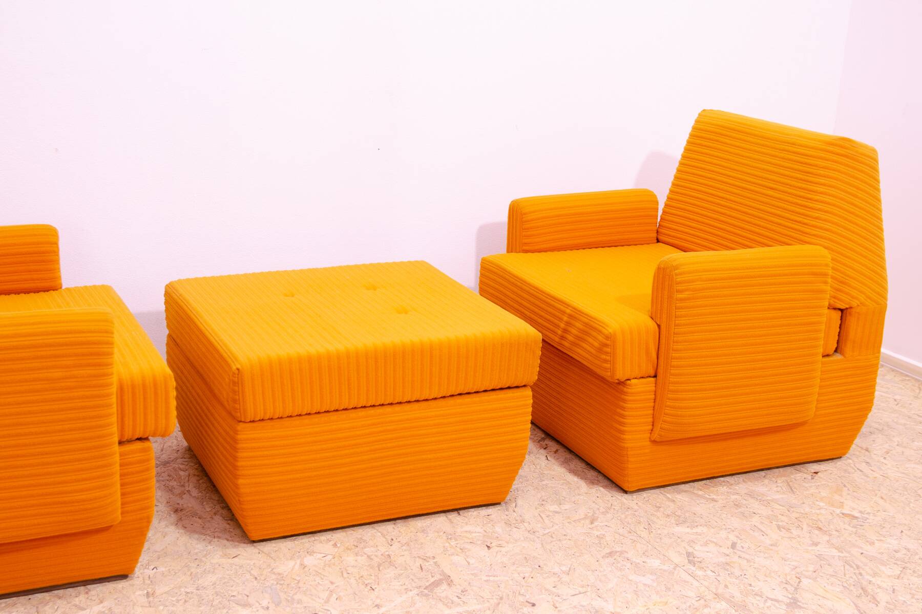 Ensemble de salon vintage Eastern Bloc par Jitona, Tchécoslovaquie, 1970