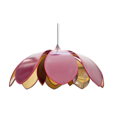 Large double corolla lotus hanging lamp