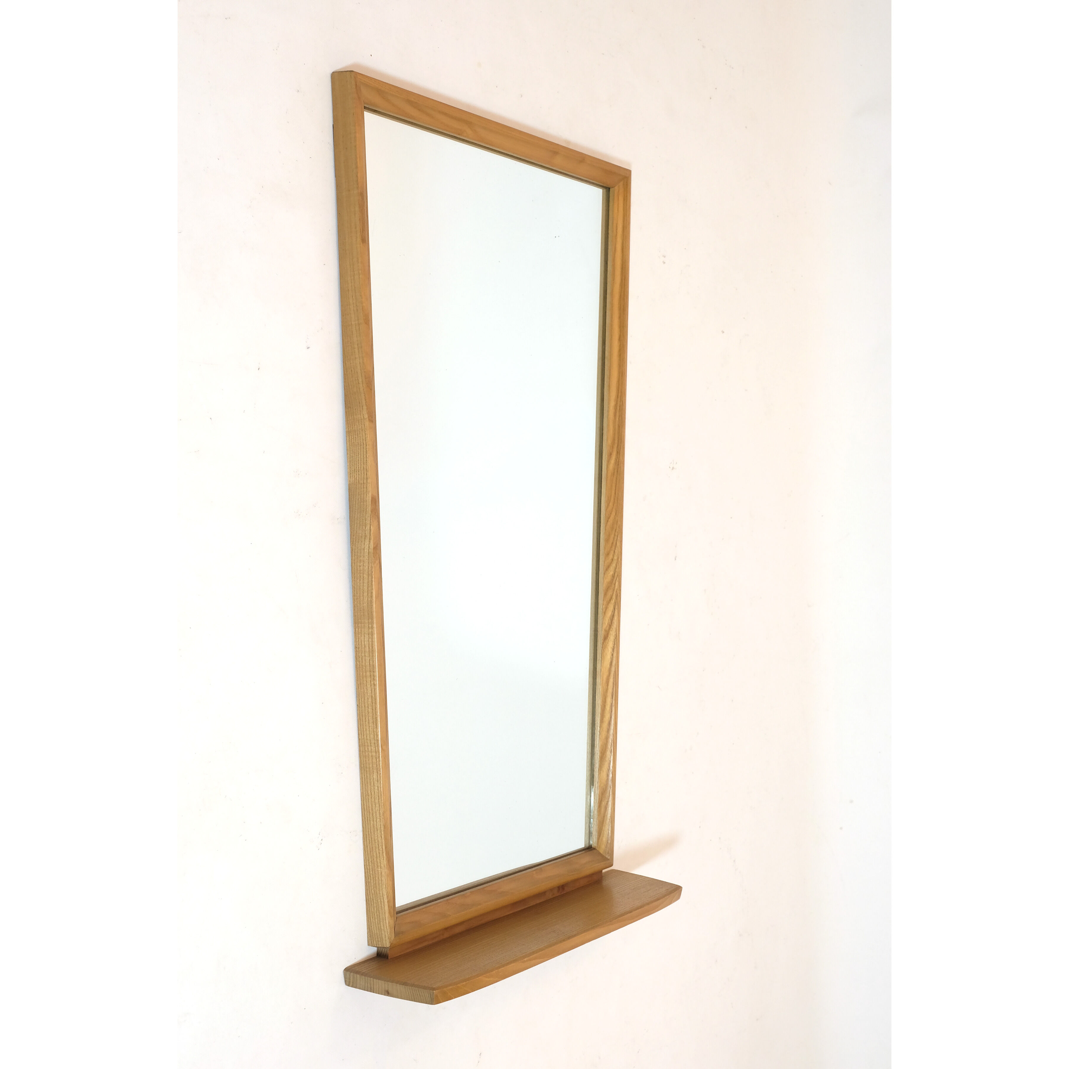Mirror with tablet from the 60s, 101x53 cm