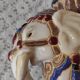 Enamelled ceramic plant holder