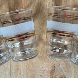 White granite glasses