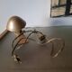 Lampe vintage en metal champignon