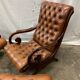 Many Vintage English Chesterfield Ottomans