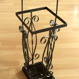 Porte-parapluie en fer forgé fait main - Vintage