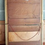 Old patinated mirror 86 X 62 cm