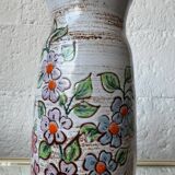 Large ceramic roller vase from Vallauris, 1960s