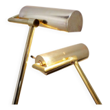 Pair of vintage articulated brass desk lamps - Stéphane Davidts, Belgium