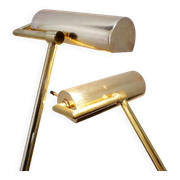 Pair of vintage articulated brass desk lamps - Stéphane Davidts, Belgium