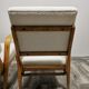 Mid-century wool boucle armchairs