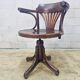 Chaise de bureau pivotante de style Thonet antique (faite à la main)