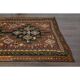 1970s Vintage Turkish Handmade Wool & Cotton Brown Runner Rug 178x475