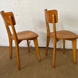 Pair of wooden chairs