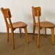 Paire de chaises en bois