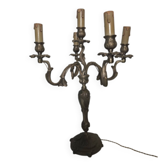Bronze chandelier in Louis XV style