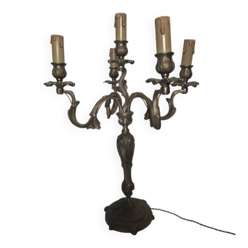 Bronze chandelier in Louis XV style