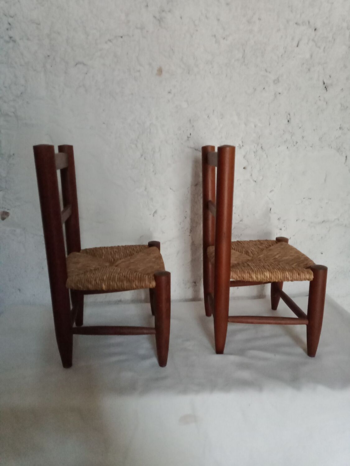 Wooden doll chairs