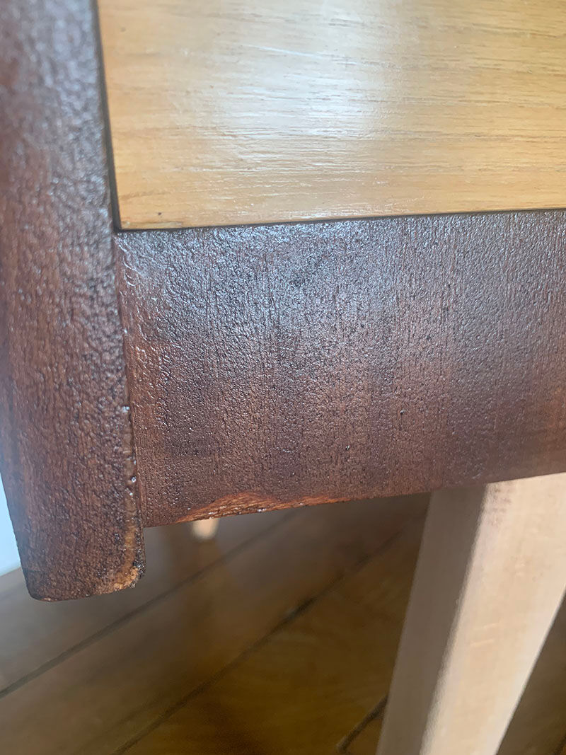 Vintage dresser compass feet