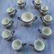 Vintage Italian coffee service Weidmann porcelain 70s