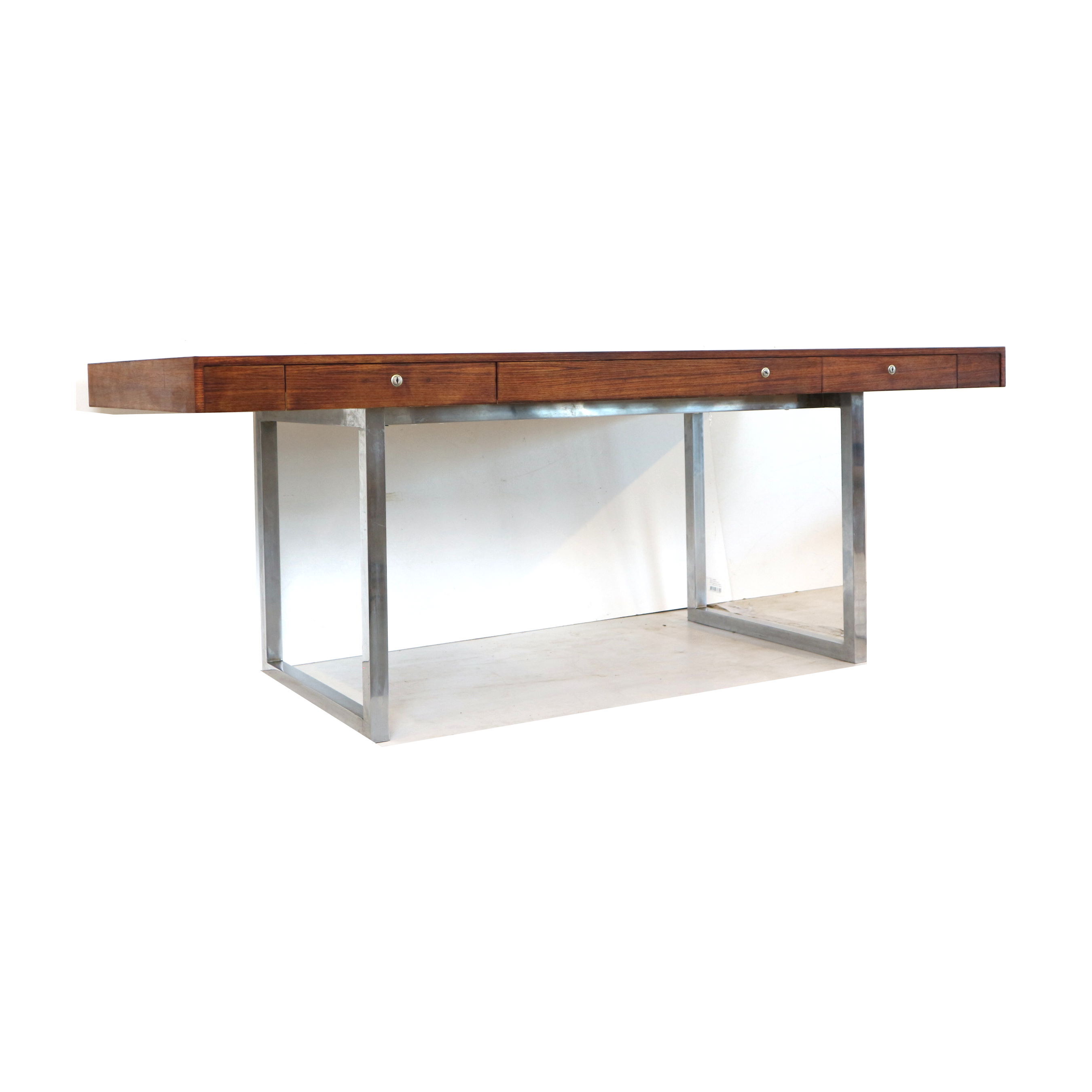 Desk with 2 drawers and flap made in the 1960s