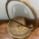 Small wicker basket table decoration