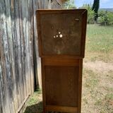 Sliding phonograph cabinet