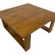 Vintage coffee table pinewood minimalist 1960s