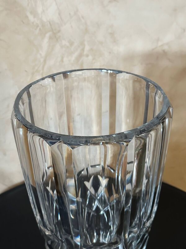 Grand vase cristal Schneider
