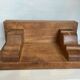 Solid wood wall shelf