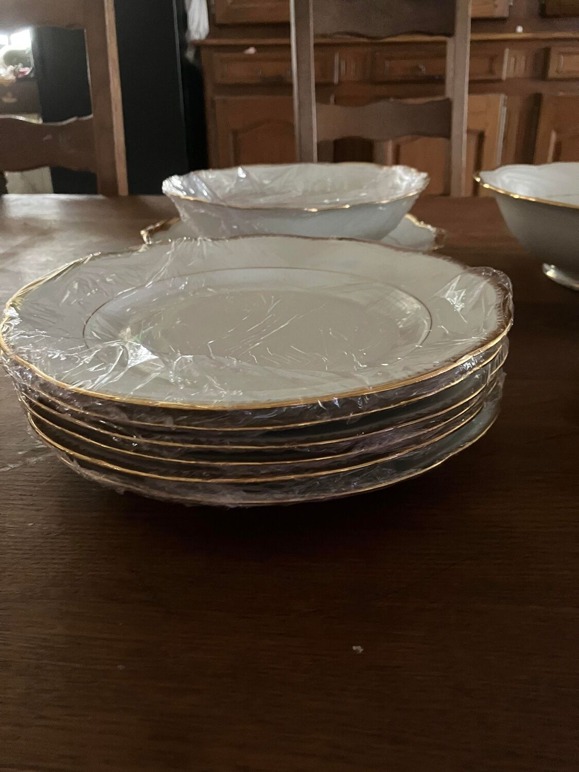 Limoges porcelain service lot