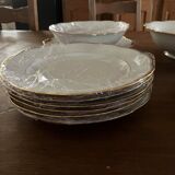Limoges porcelain service lot