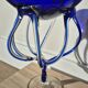 "Medusa" coupe in Jozefina Krosno style in blown glass – Cobalt Blue