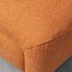 Vintage lounge armchair in orange fabric, 1970s design modernism