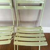 Pair of vintage folding garden chairs