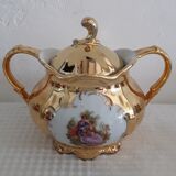 Gold porcelain coffee service