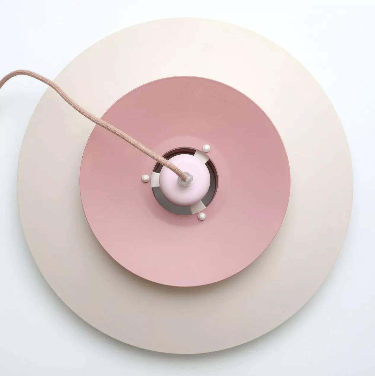 Lavender Horn vintage lamp, Denmark 1970s