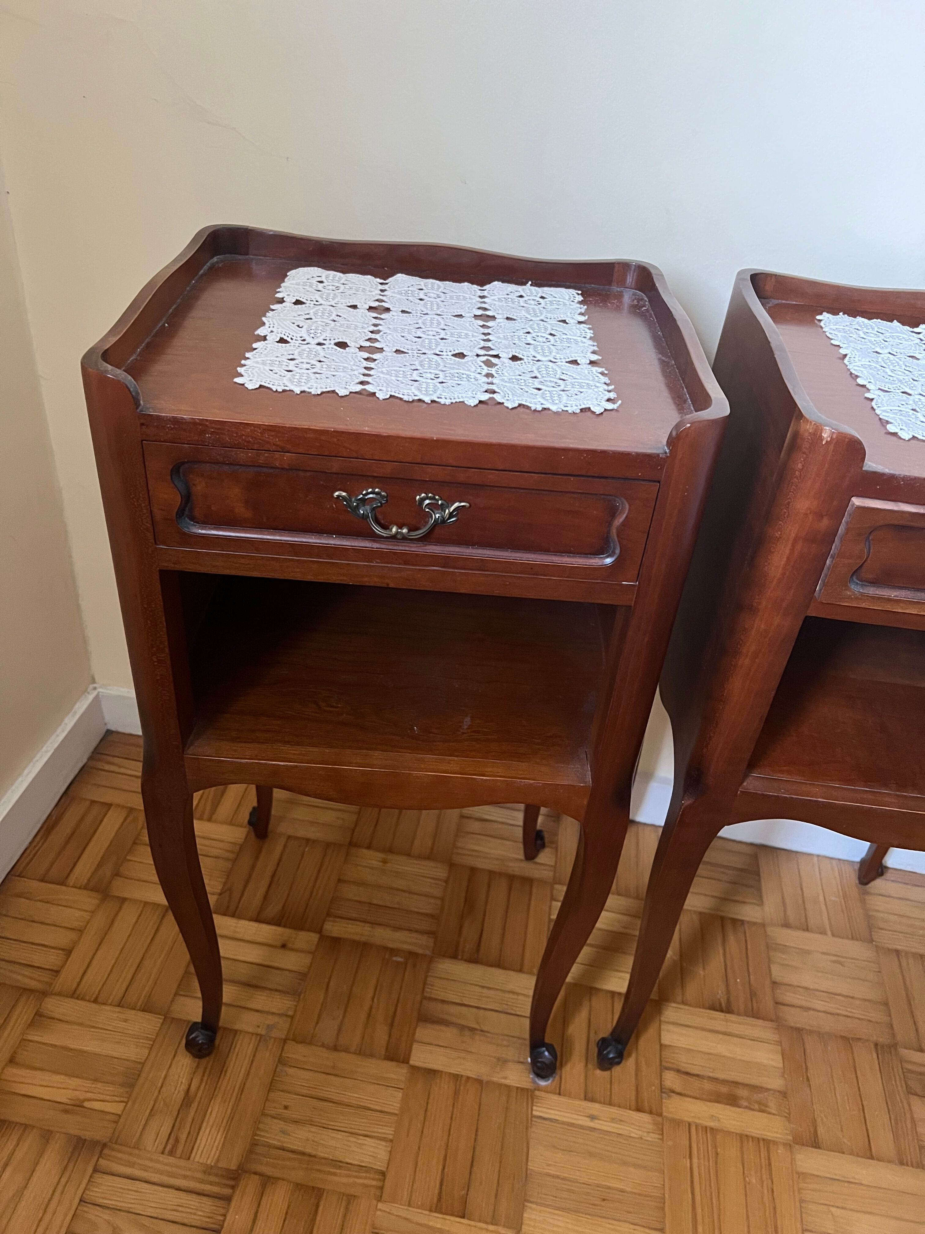 Pair bedside tables