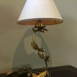 Golden lamp oak leaves