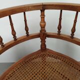 Vintage cane angle chair