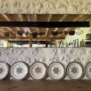 Flat plates Jules Vieillard Bordeaux in ironstone