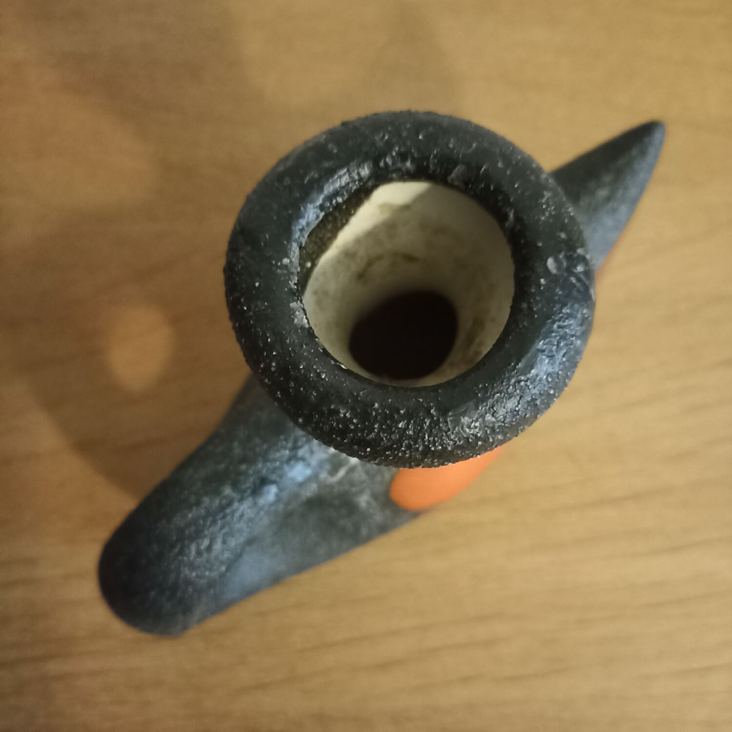 Ceramic candle holder by Gilbert Valentin