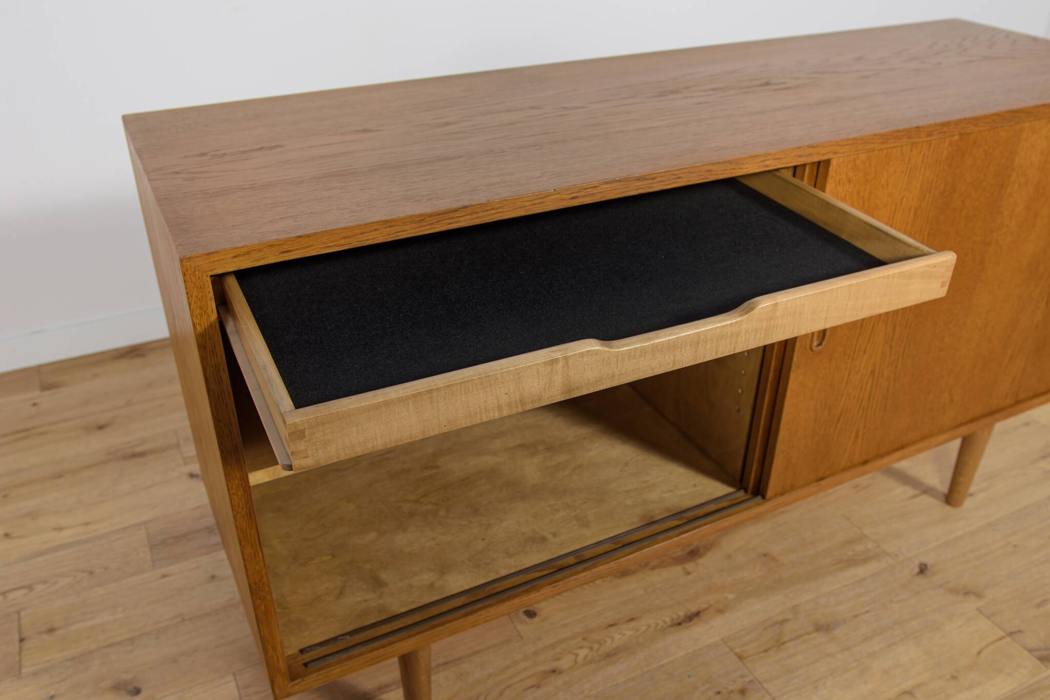 Oak sideboard by P. Hundevad for Hundevad & Co, 1960s